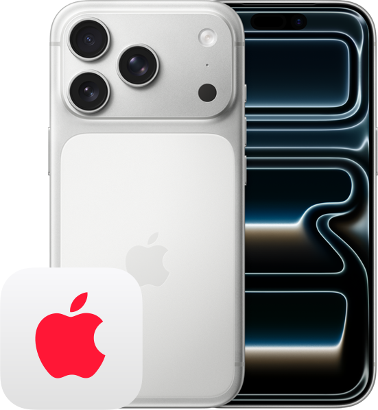 iPhone 17 Pro back with AppleCare logo